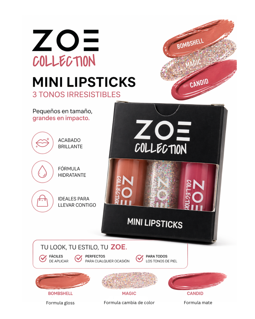 Mini lipstick set